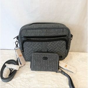 NWT lug crossbody & matching wallet